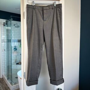 Banana Republic Cropped Grey Dress Pants Size 4